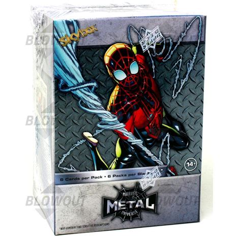 2022 marvel metal universe blaster box|spider man metal universe 2022.